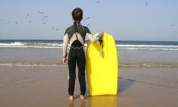 Body Boarding in Cornwall